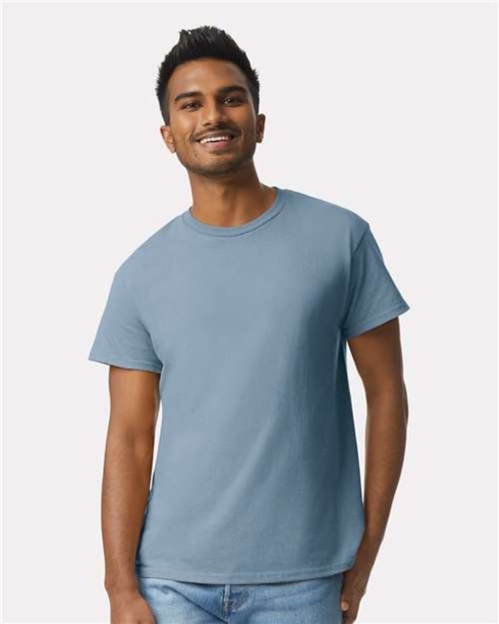 Gildan Ultra Cotton Short Sleeve Crewneck T-Shirt 6 oz 100% US Cotton Classic Fit Blank Tee for Cricut
